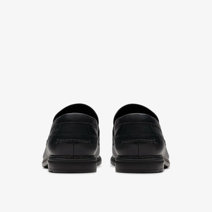 Clarks Top Pick / Banbury Lo Black Leather
