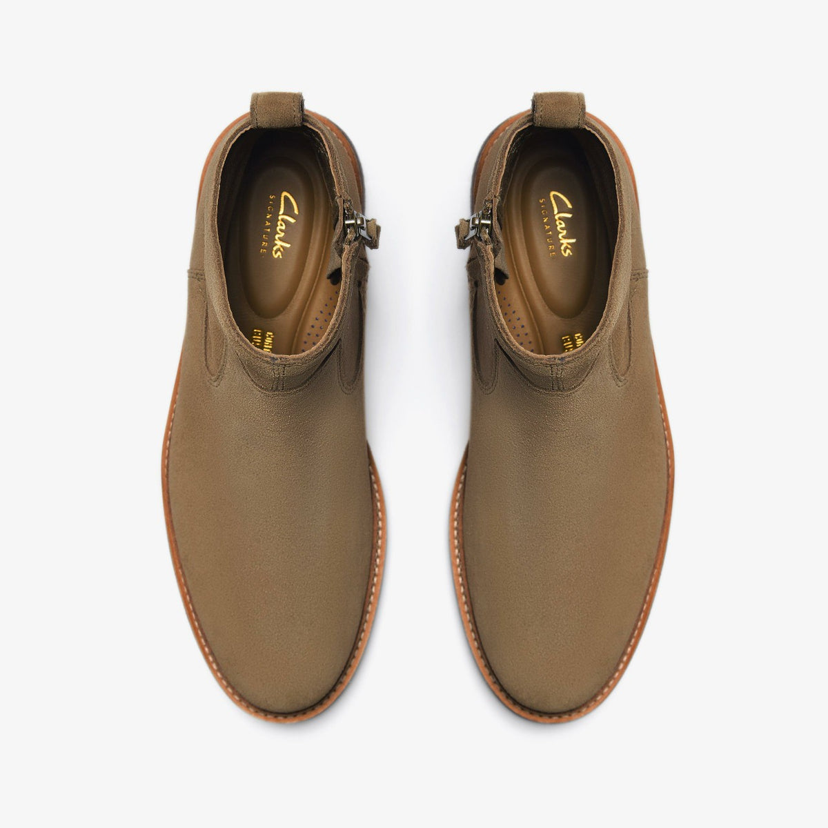 Clarks Smart Buy / Clarkdale Boot Dark Sand Suede