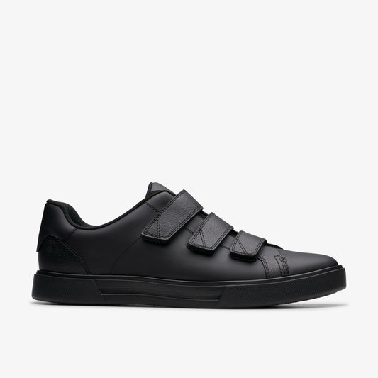 Clarks Popular / Romsey Strap Black Leather