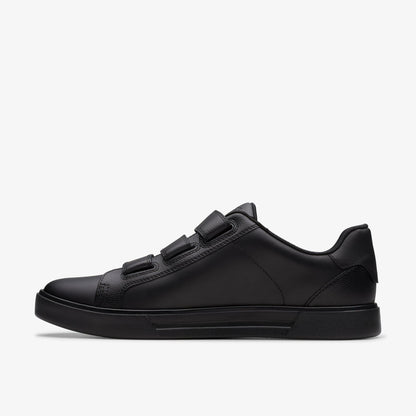Clarks Popular / Romsey Strap Black Leather