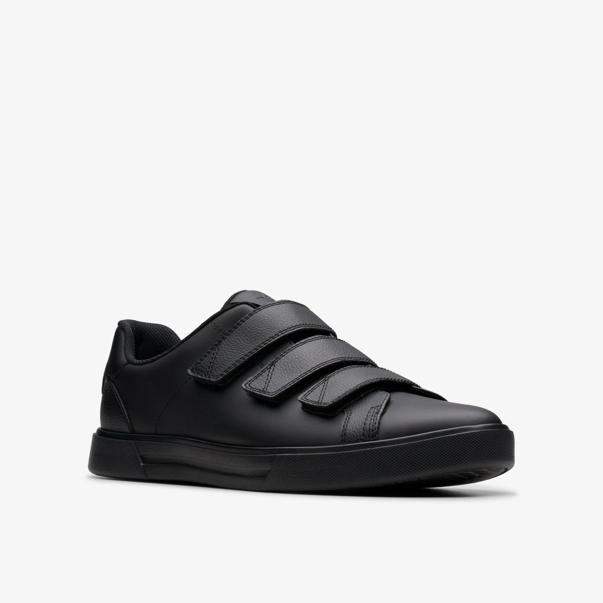 Clarks Popular / Romsey Strap Black Leather