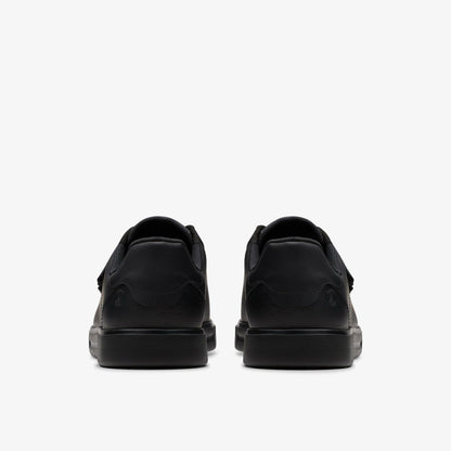 Clarks Popular / Romsey Strap Black Leather