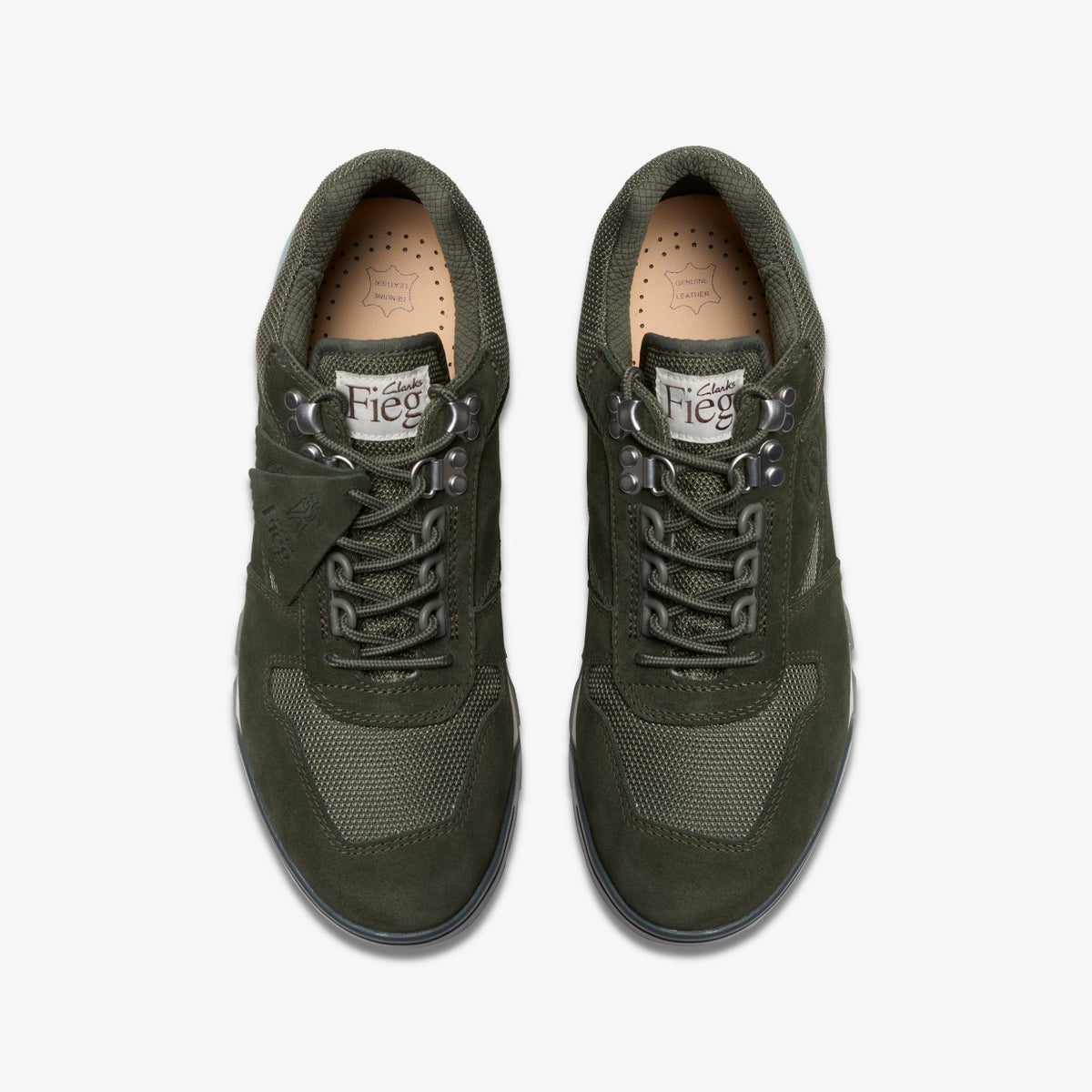 Clarks Sale / Laddow Dark Olive Combination