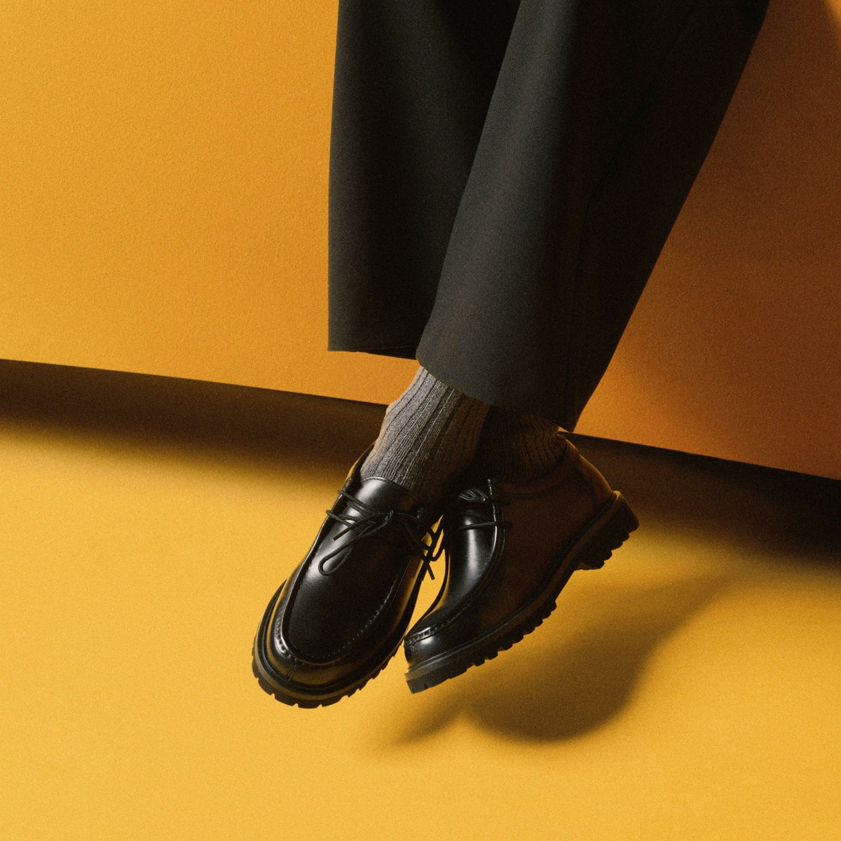 Clarks Great Value / Berwick Seam Black Leather