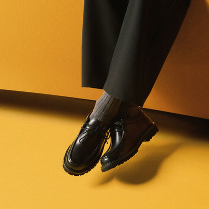 Clarks Great Value / Berwick Seam Black Leather