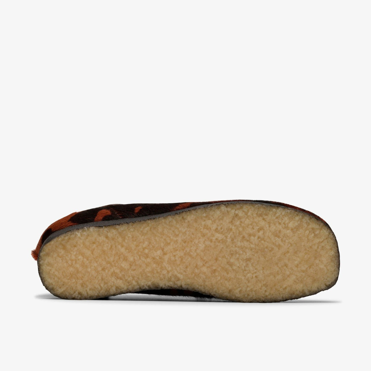 Clarks New / Wallabee Brown Cow Print