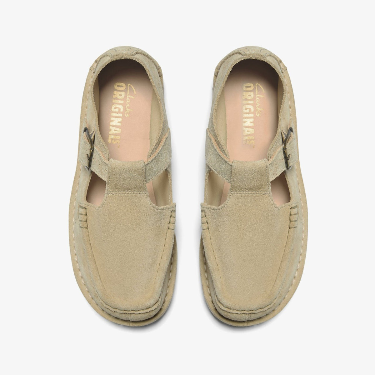 Clarks Recommended / Nomad T Bar Maple Suede