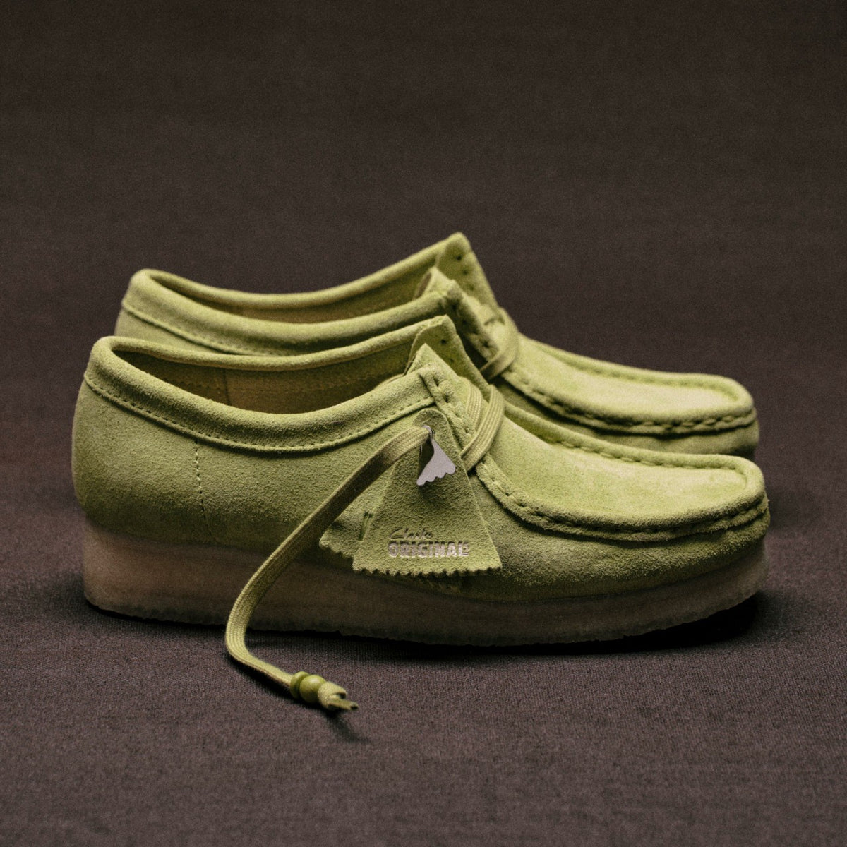 Clarks Premium / Wallabee Lime Suede