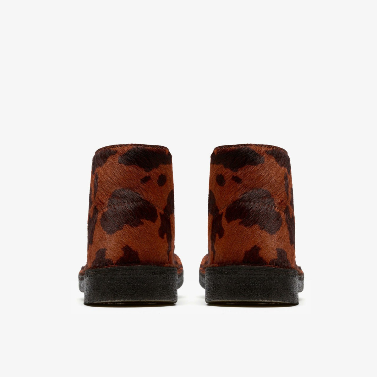 Clarks Premium / Desert Boot. Brown Cow Print