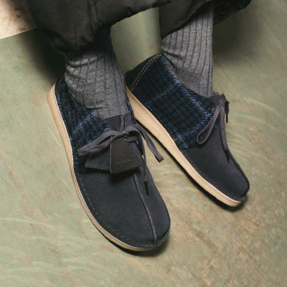 Clarks Signature / Desert Trek Navy Tweed Combination