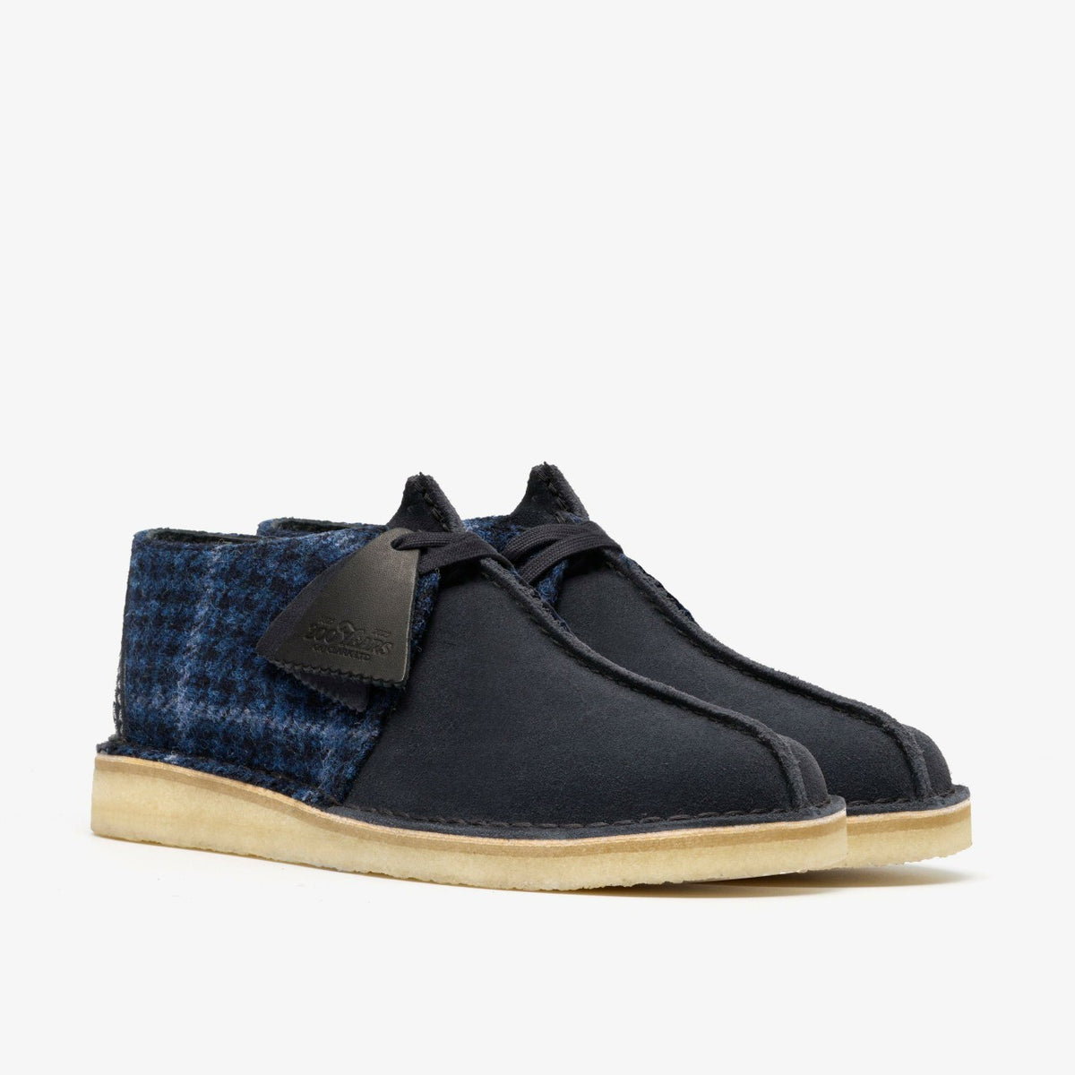 Clarks Signature / Desert Trek Navy Tweed Combination