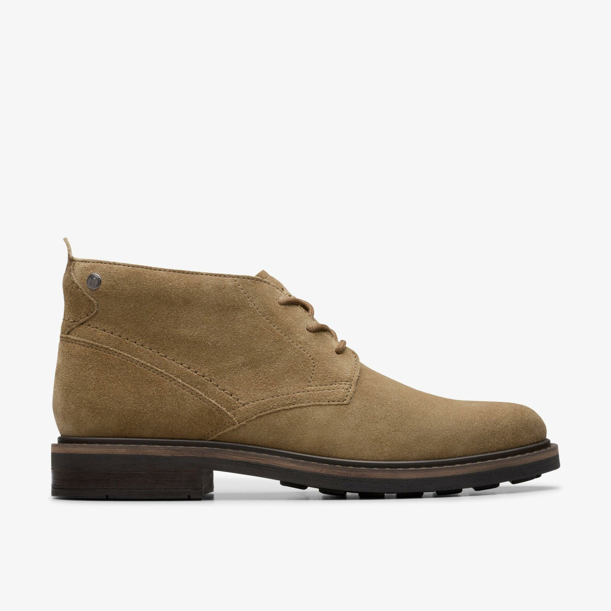 Clarks Smart Buy / Newford Mid Dark Sand Suede