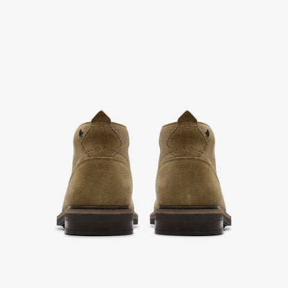 Clarks Smart Buy / Newford Mid Dark Sand Suede