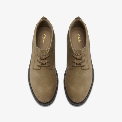 Clarks Smart Buy / Newford Mid Dark Sand Suede