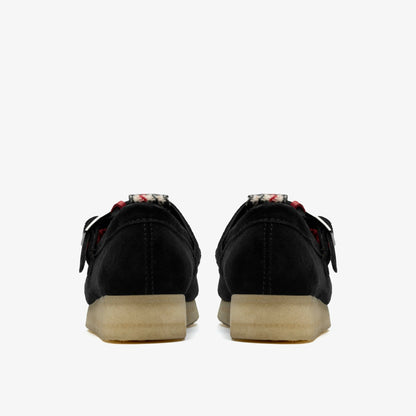Clarks Trusted / Wallabee T Bar Black Tweed Combination