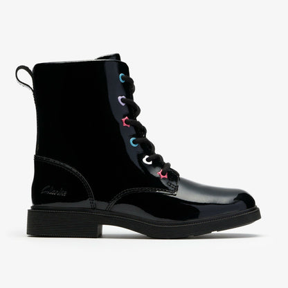 Clarks Classic / Oaklyn Charm Kid Black Patent
