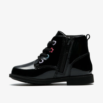 Clarks Trending / Oaklyn Charm Toddler Black Patent