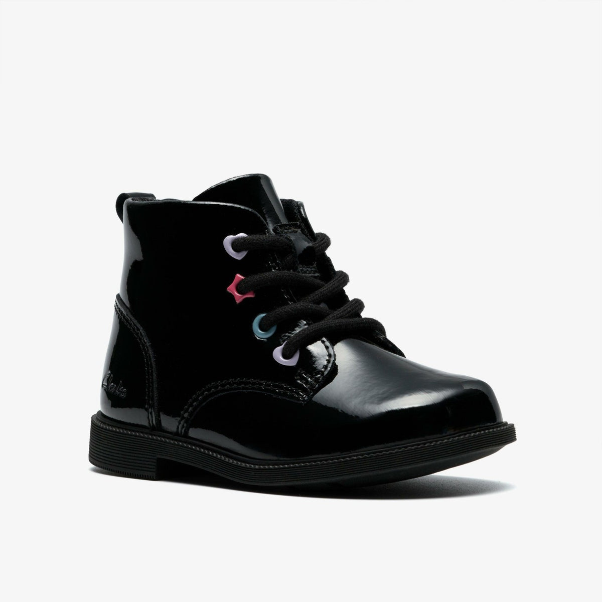 Clarks Trending / Oaklyn Charm Toddler Black Patent