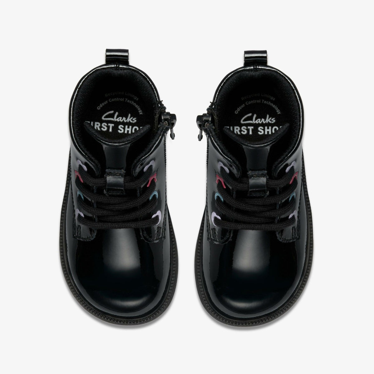 Clarks Trending / Oaklyn Charm Toddler Black Patent