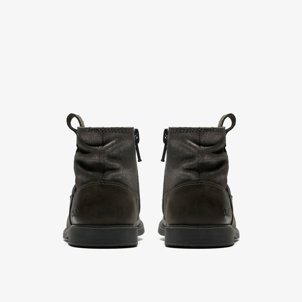 Clarks Discount / Oaklyn Top Toddler Pewter Suede