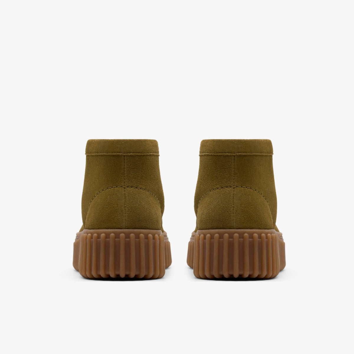 Clarks Latest / Torhill Moss Olive Suede
