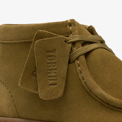 Clarks Latest / Torhill Moss Olive Suede