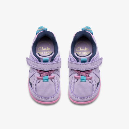 Clarks Recommended / Roamer Hero Toddler Lilac Combination