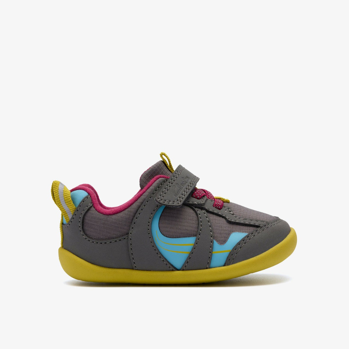 Clarks Trusted / Roamer Hero Toddler Dark Grey Combination