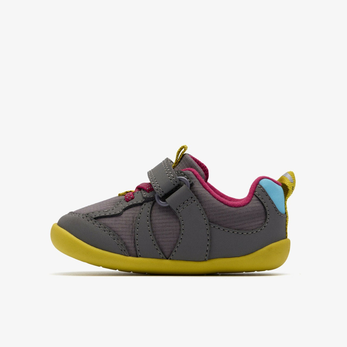 Clarks Trusted / Roamer Hero Toddler Dark Grey Combination