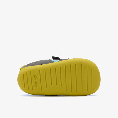 Clarks Trusted / Roamer Hero Toddler Dark Grey Combination