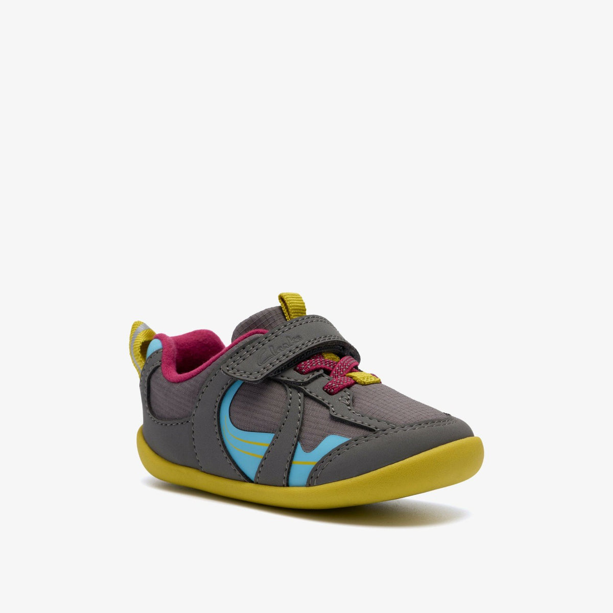 Clarks Trusted / Roamer Hero Toddler Dark Grey Combination