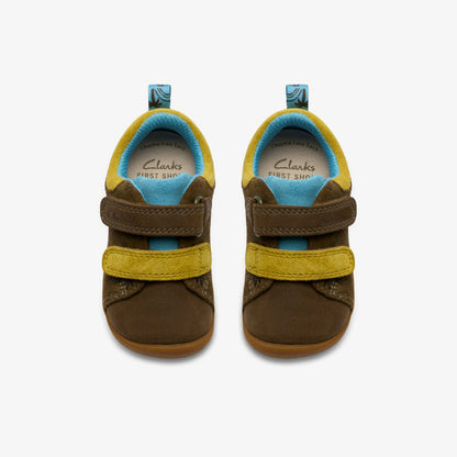 Clarks Classic / Roamer Roar Toddler Dark Olive