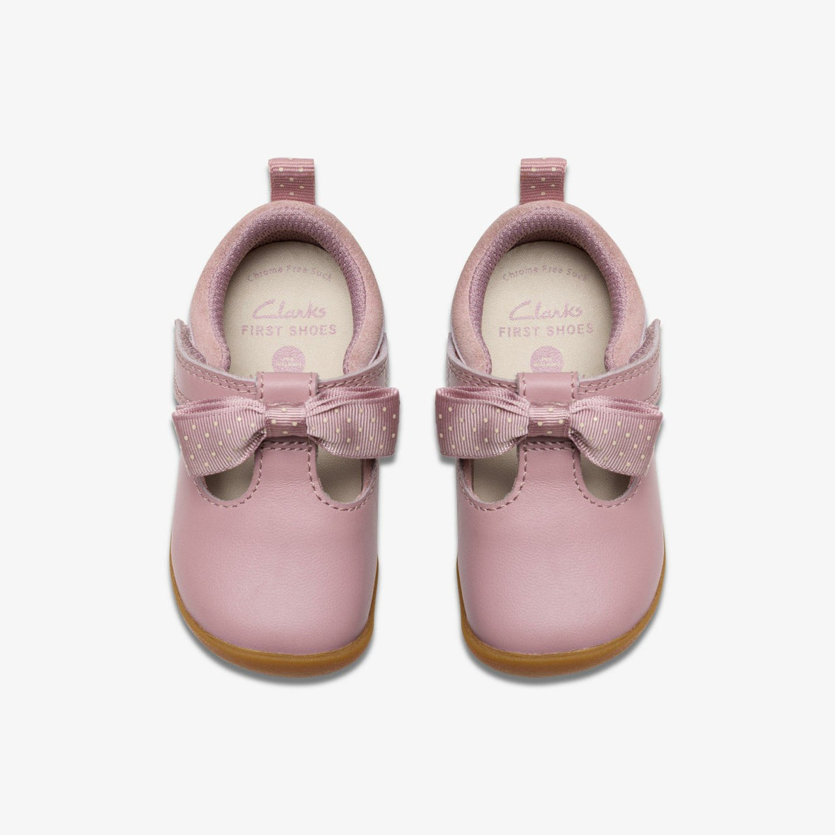 Clarks Premium / Roamer Trim Toddler Dusty Pink