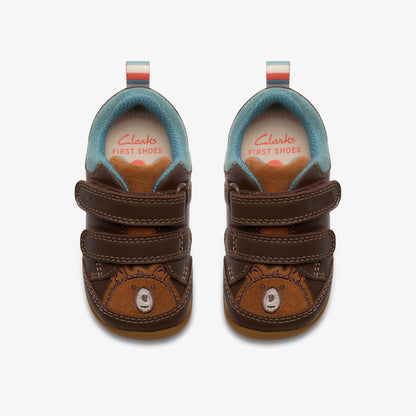 Clarks New / Roamer Eden Toddler Chestnut