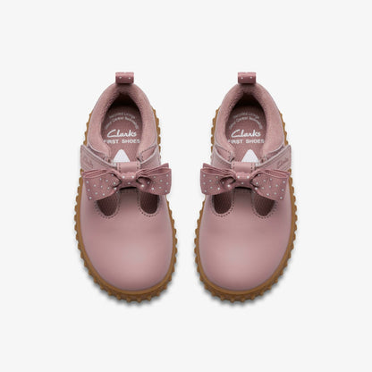 Clarks Value / Cove Bow Toddler Dusty Pink