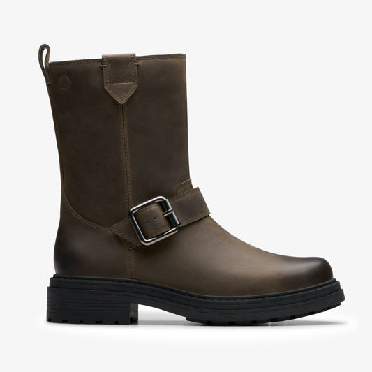 Clarks Latest / Orinoco 3 Bay Dark Grey Leather