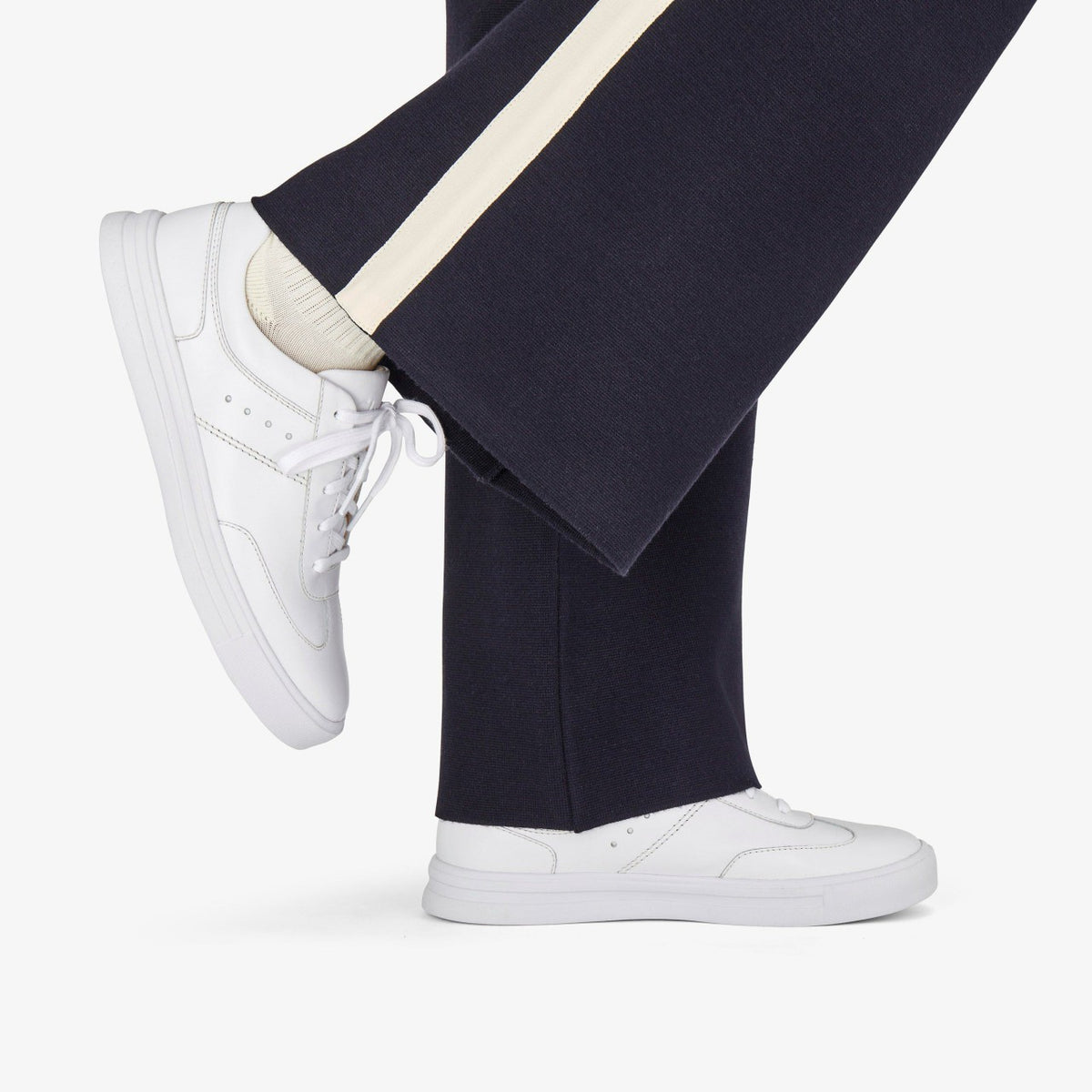 Clarks Best Price / Makea Court White Leather