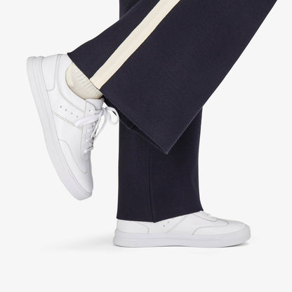Clarks Best Price / Makea Court White Leather
