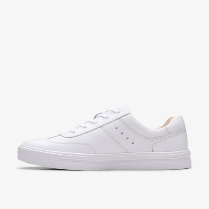 Clarks Best Price / Makea Court White Leather