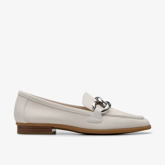 Clarks Premium / Sarafyna Iris Off White Leather
