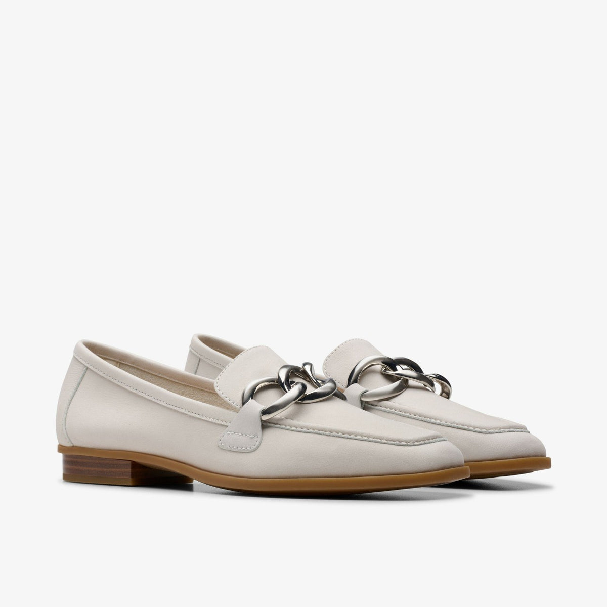 Clarks Premium / Sarafyna Iris Off White Leather