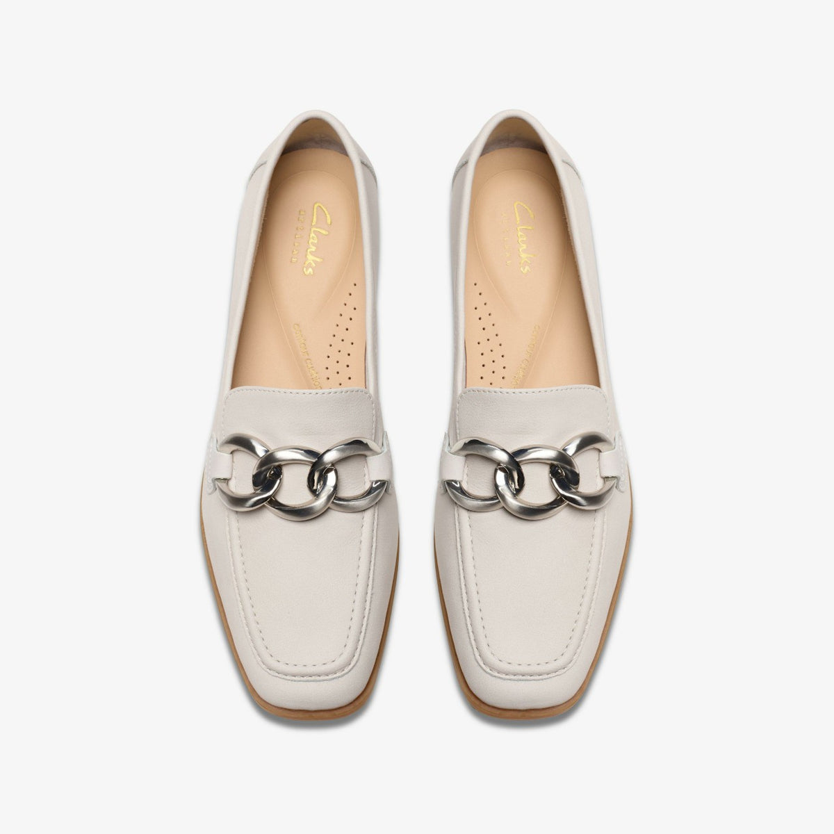 Clarks Premium / Sarafyna Iris Off White Leather
