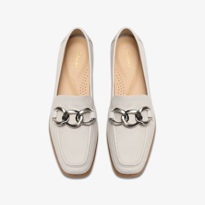 Clarks Premium / Sarafyna Iris Off White Leather