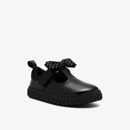 Clarks Quality / Cove Bow Toddler Black Patent