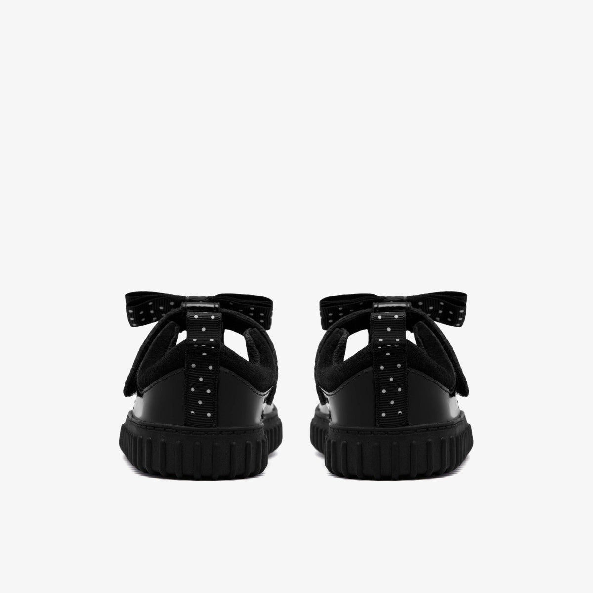 Clarks Quality / Cove Bow Toddler Black Patent