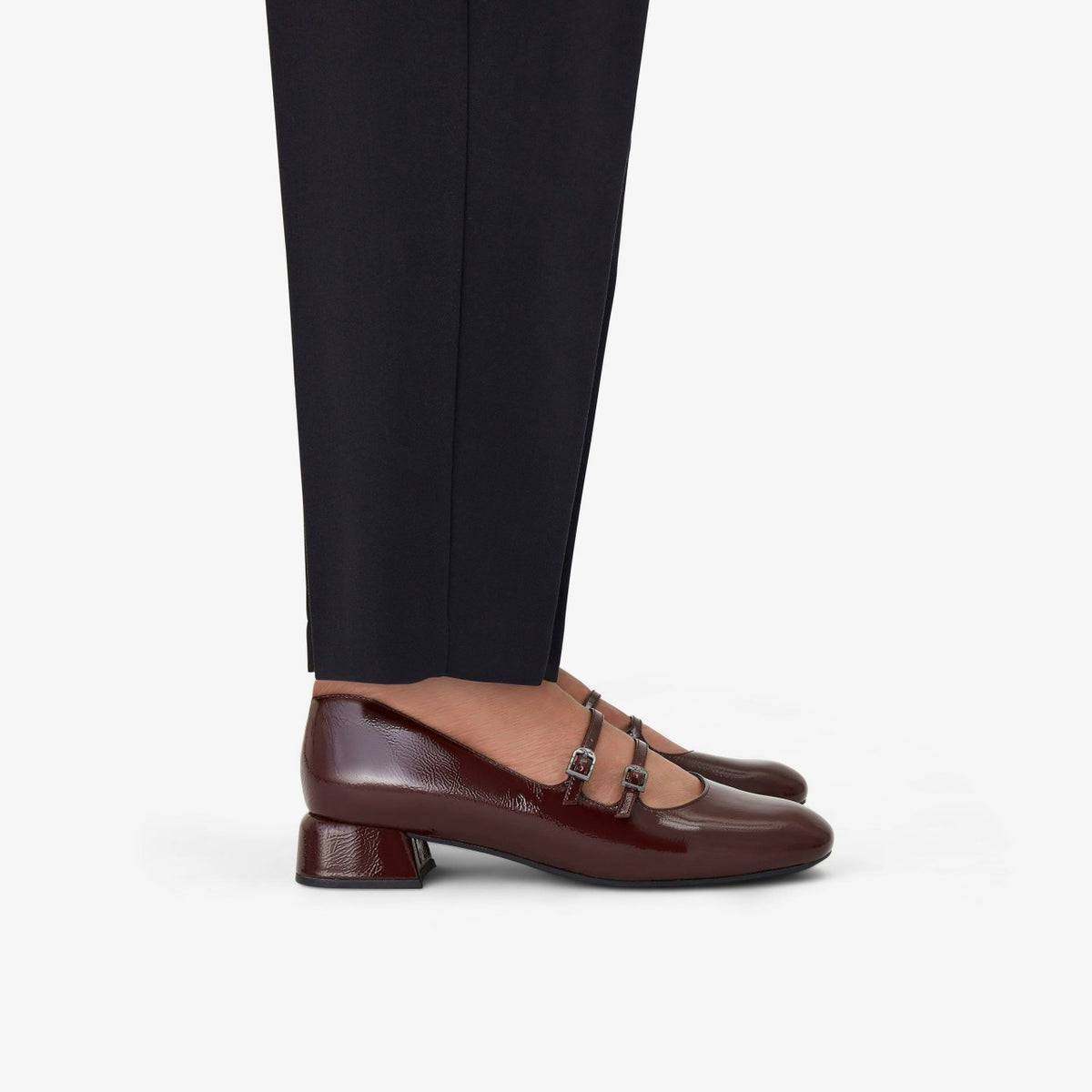 Clarks Everyday / Daiss 30 Shine Burgundy Patent