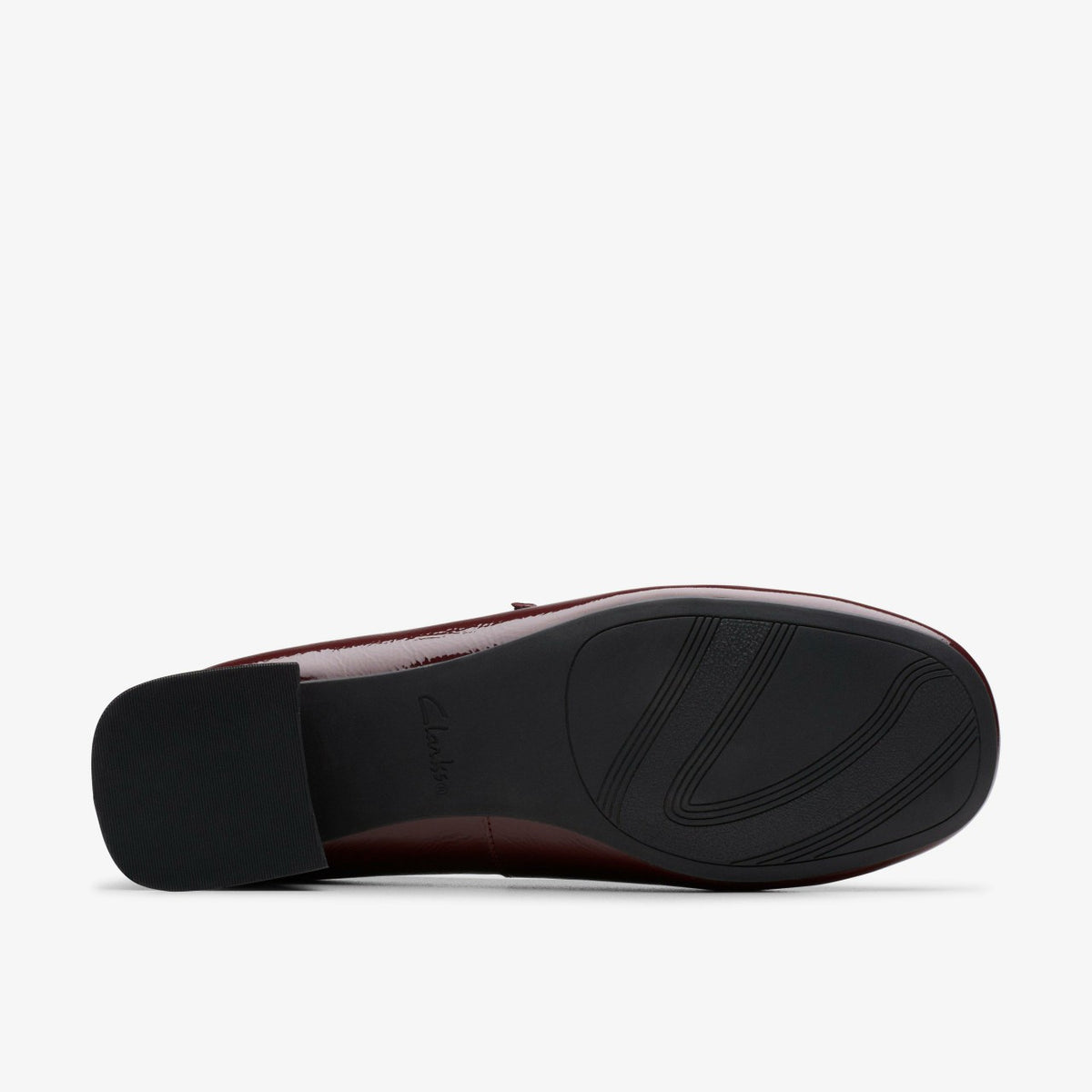 Clarks Everyday / Daiss 30 Shine Burgundy Patent