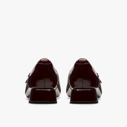 Clarks Everyday / Daiss 30 Shine Burgundy Patent