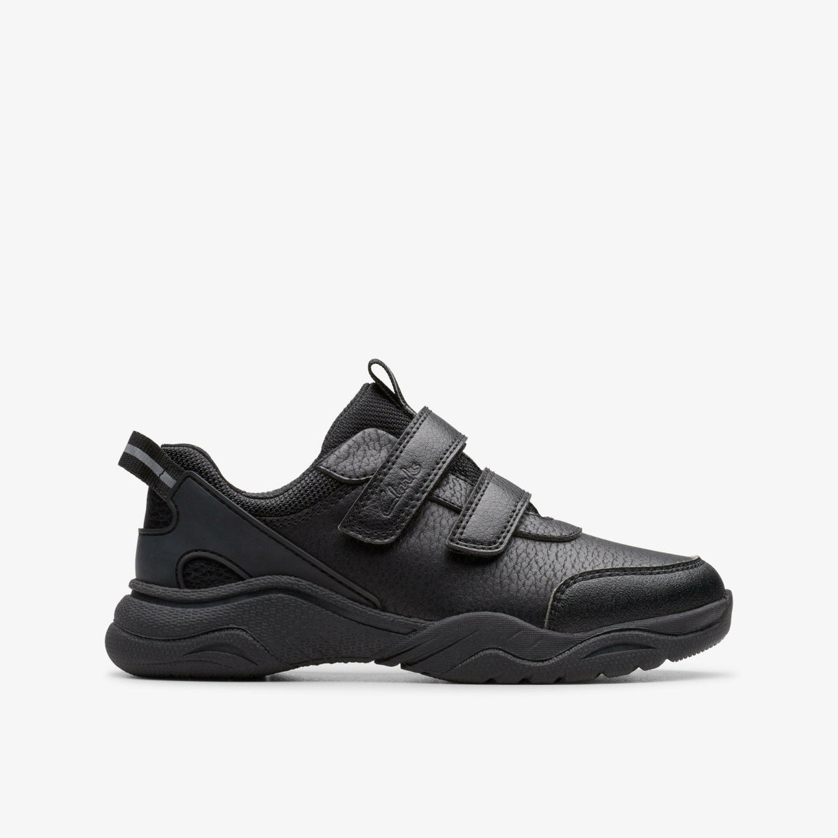 Clarks Classic / Feather Shine Kid Black