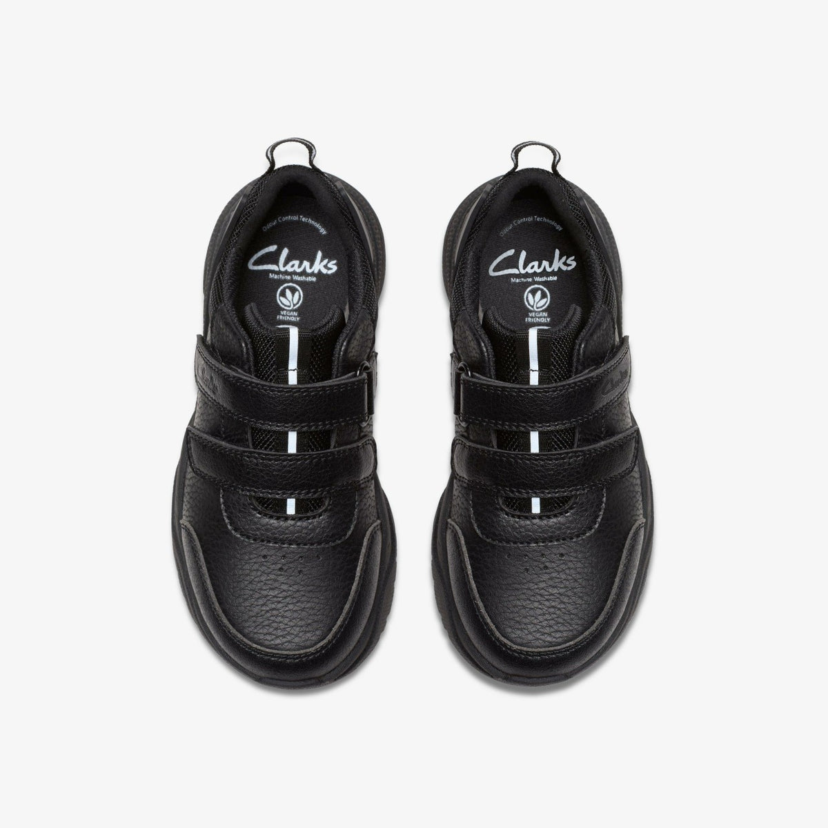 Clarks Classic / Feather Shine Kid Black